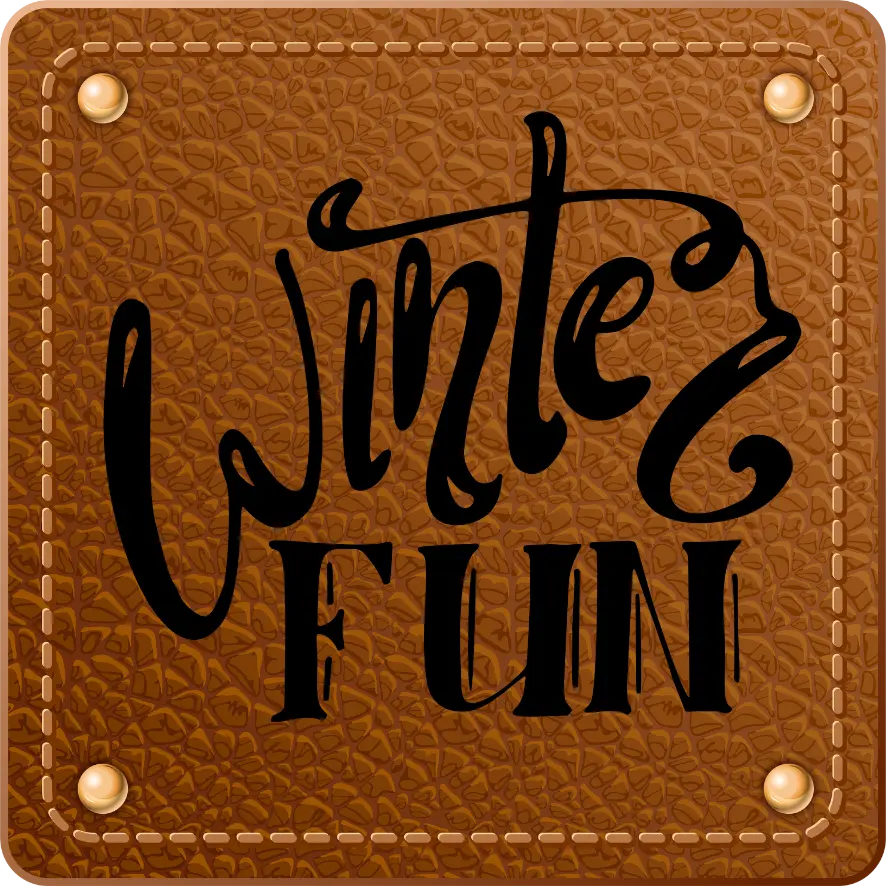 Bügellabel Winter Fun - Fylou's Style