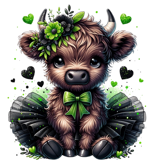 Bügelbild Süße Highland Kuh #13 Fylou's Style