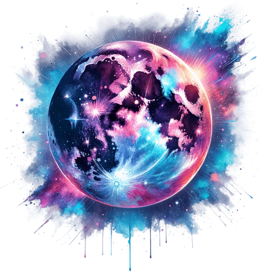 Bügelbild Galaxy Moon #15 Fylou's Style