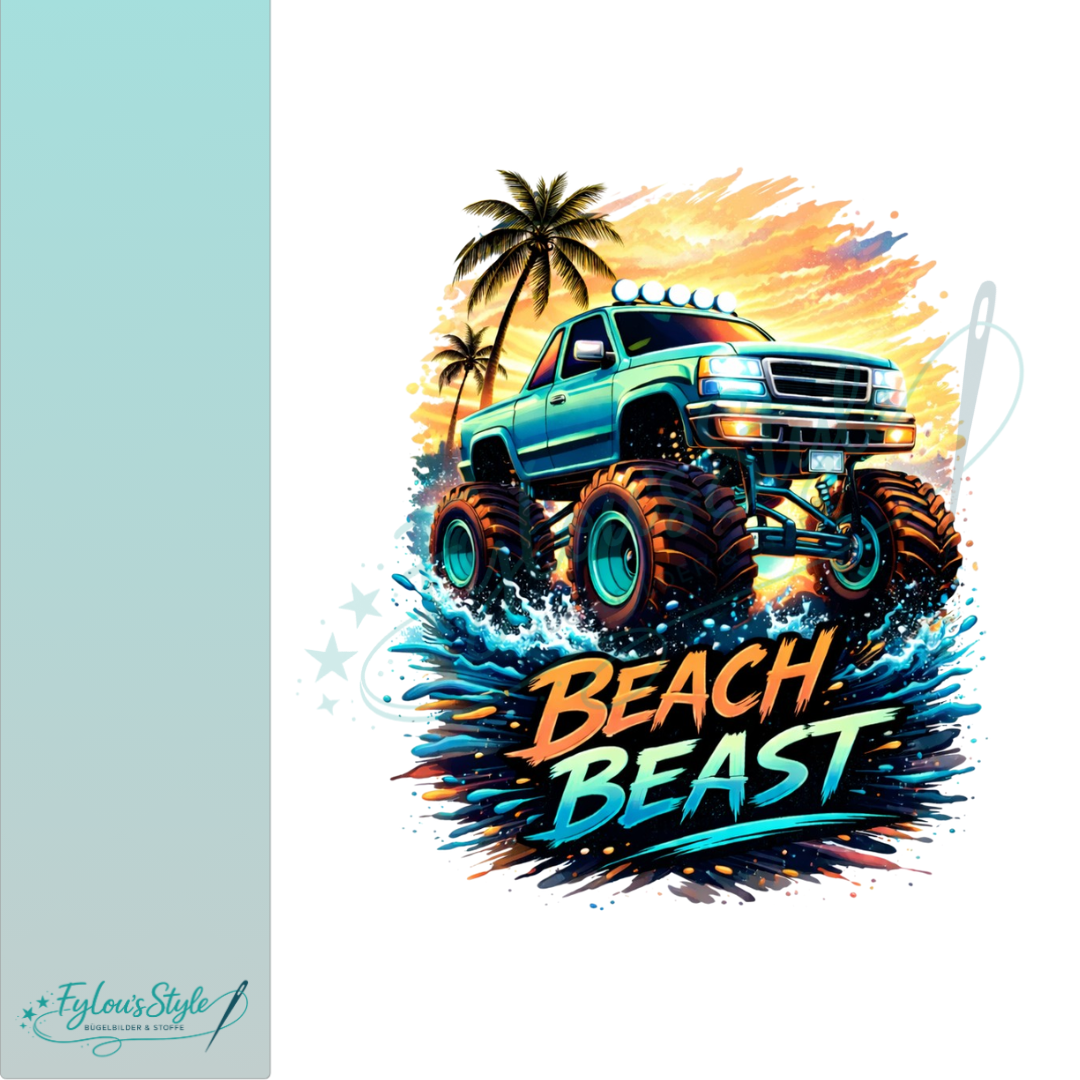Bügelbild Beach Beast #2