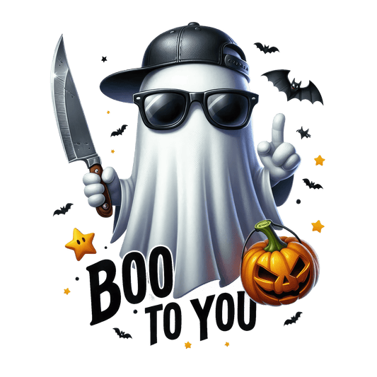 Bügelbild Spooky Boo To You