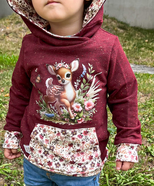 Bügelbild Reh auf der Wiese #1