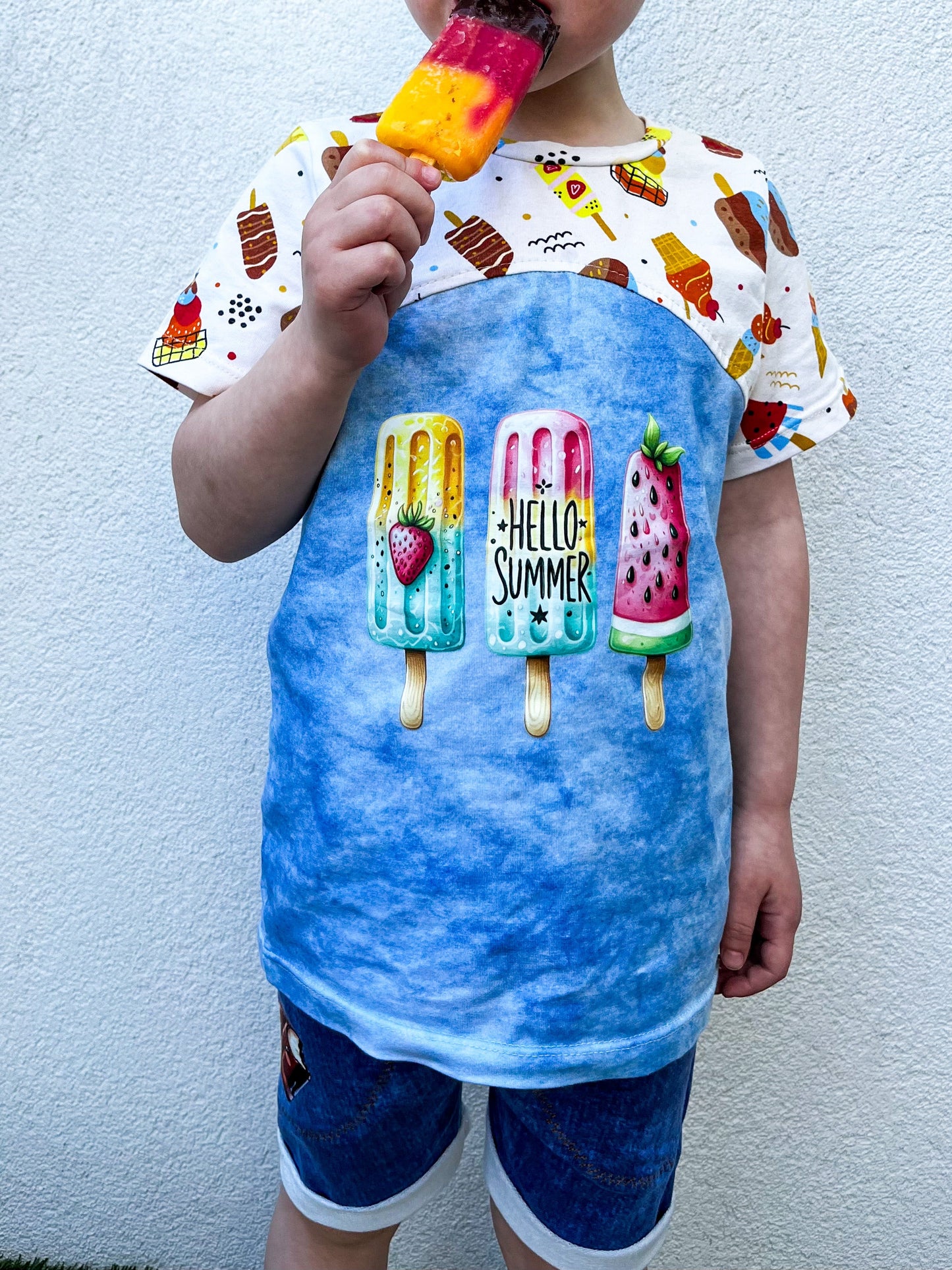 Bügelbild Hello Summer Ice Cream Fylou's Style