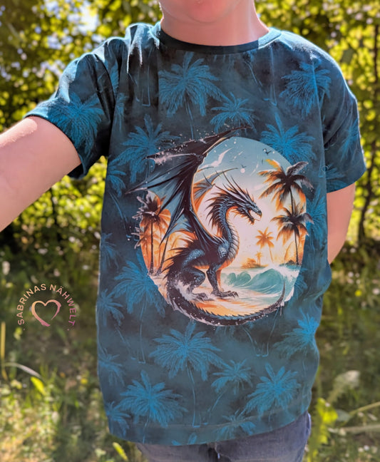 Bügelbild Drache am Strand #7 Fylou's Style