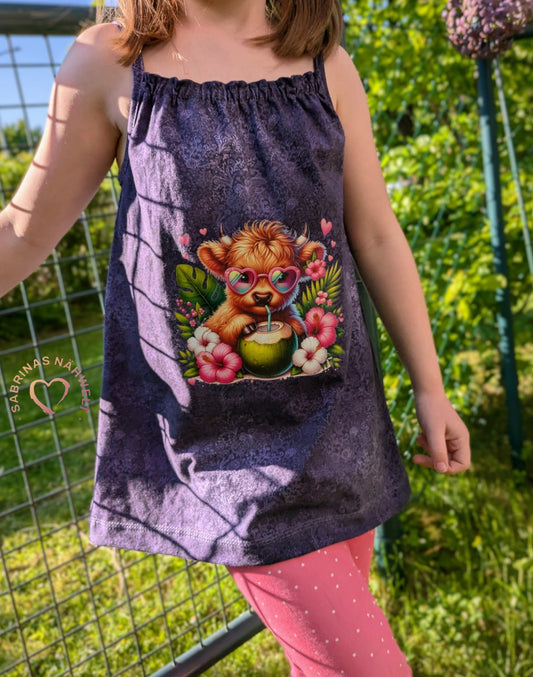 Bügelbild Highland Kuh Sommer #11 Fylou's Style