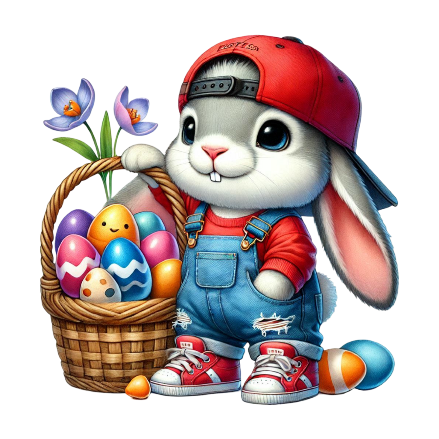 Bügelbild Cool Hase #8 Fylou's Style