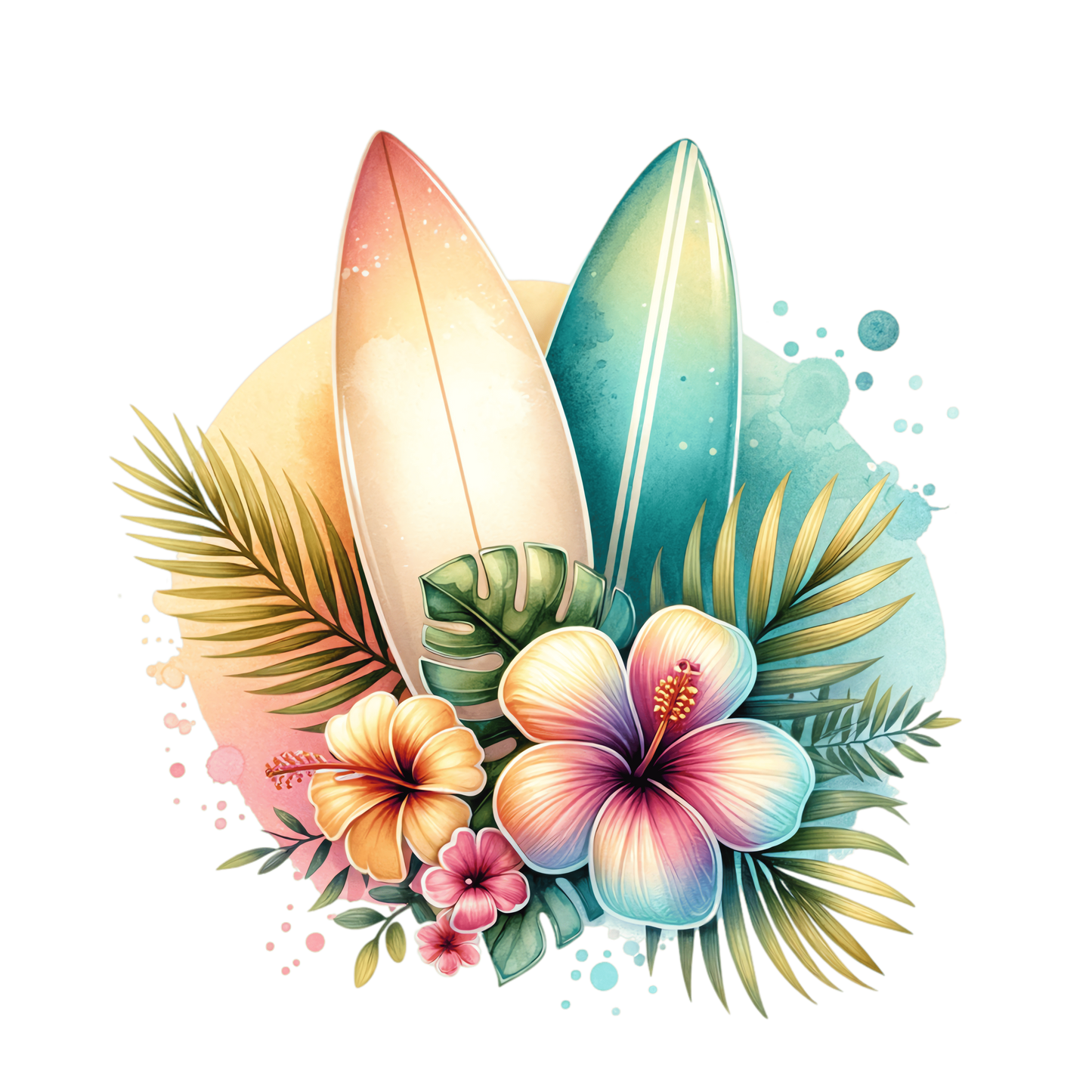 Bügelbild Cool Summer Tropical #4 Fylou's Style