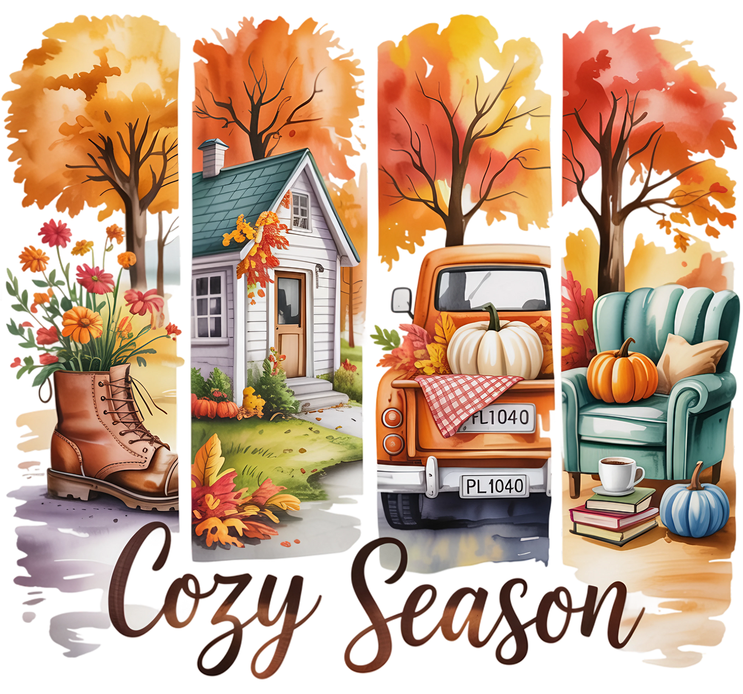 Bügelbild Cozy Saison #1