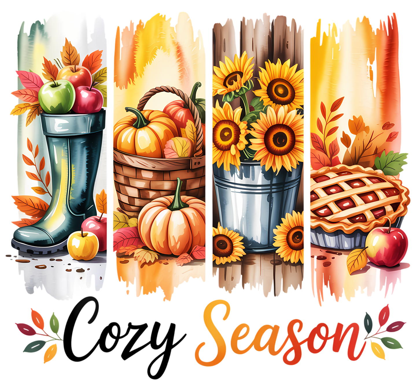 Bügelbild Cozy Saison #2