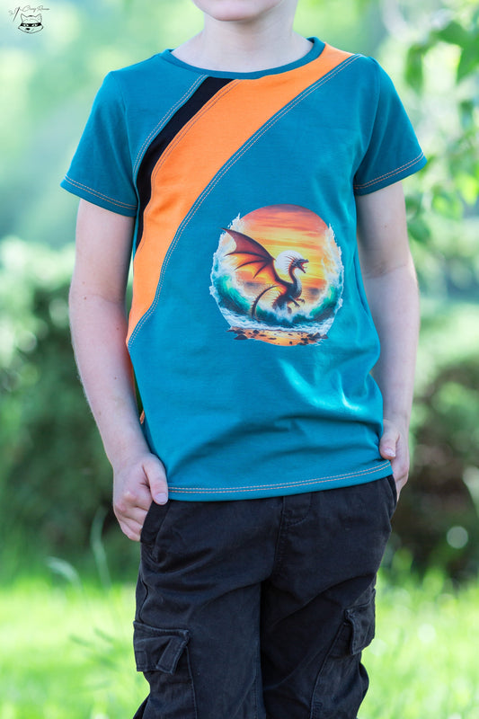 Bügelbild Drache am Strand #6 Fylou's Style