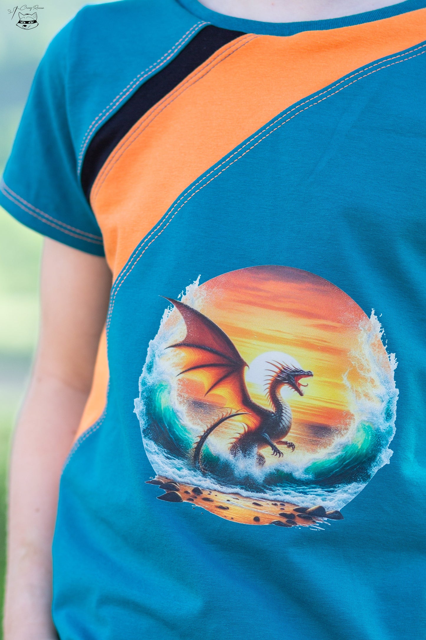 Bügelbild Drache am Strand #6 Fylou's Style