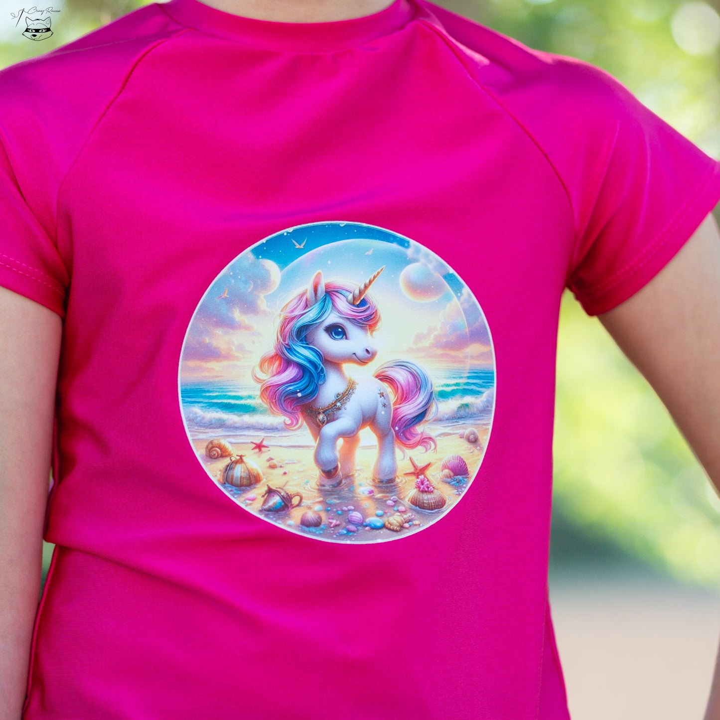 Bügelbild kleines Einhorn am Strand #9 - Fylou's Style