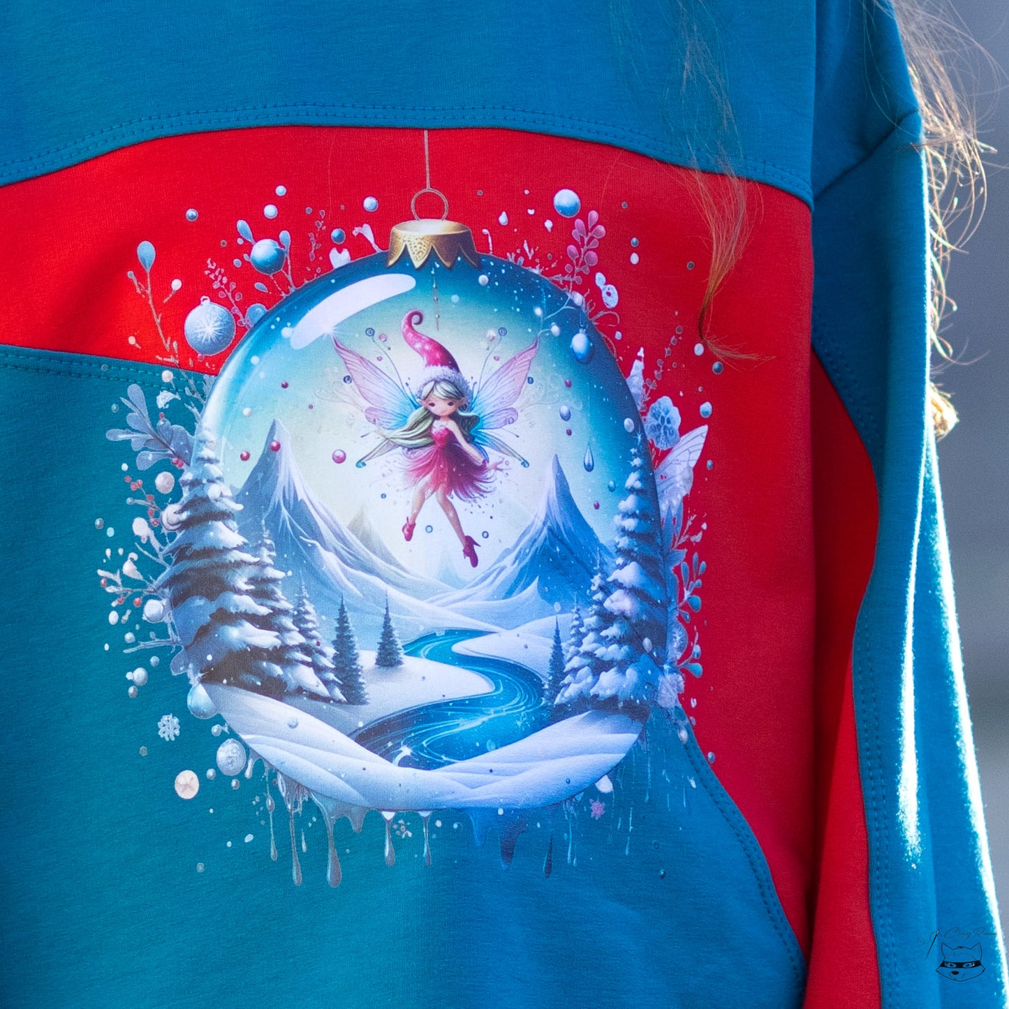 Bügelbild Winterzauber Fee #4