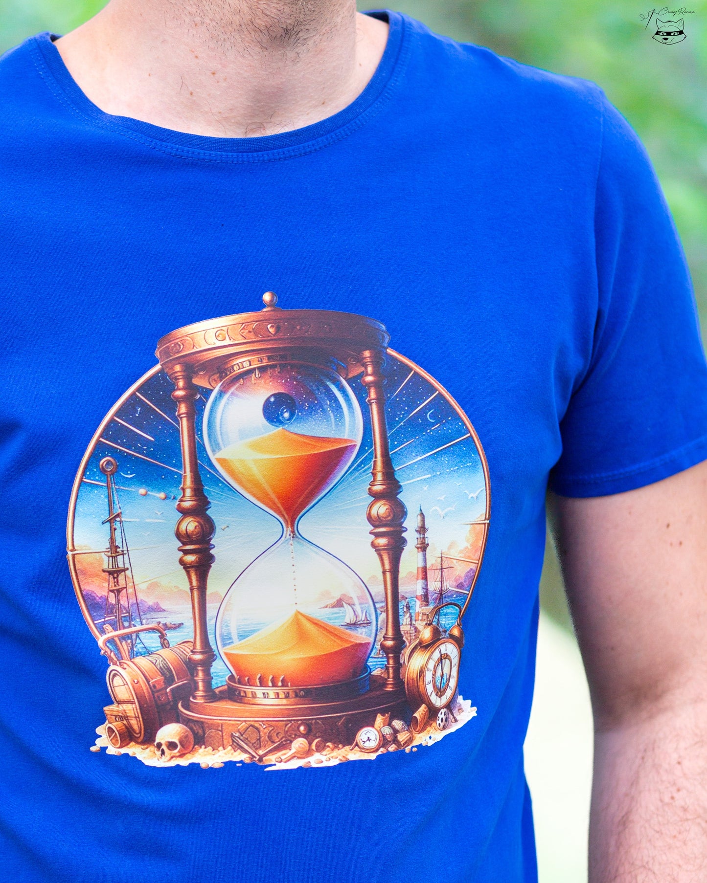 Bügelbild Steampunk Sanduhr #1 Fylou's Style