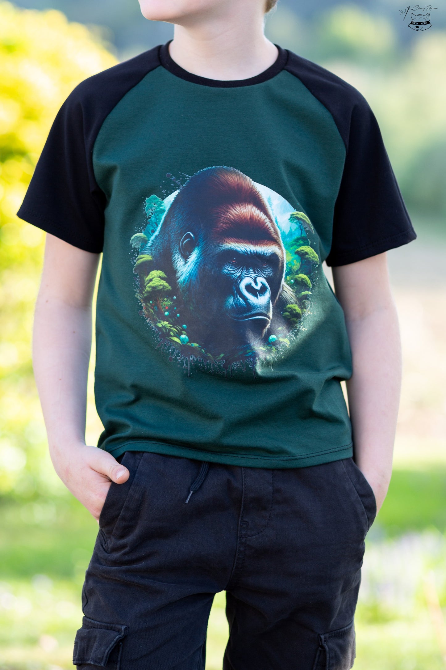 Bügelbild Regenwald Gorilla #2 Fylou's Style