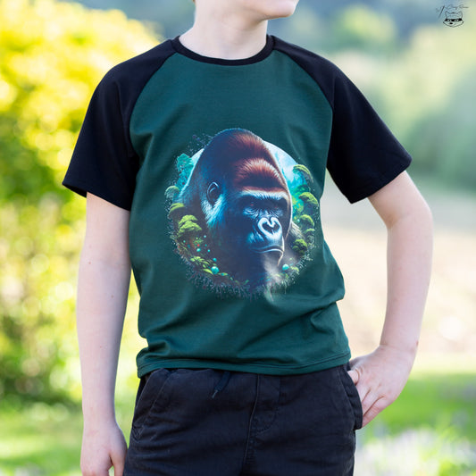 Bügelbild Regenwald Gorilla #2 Fylou's Style