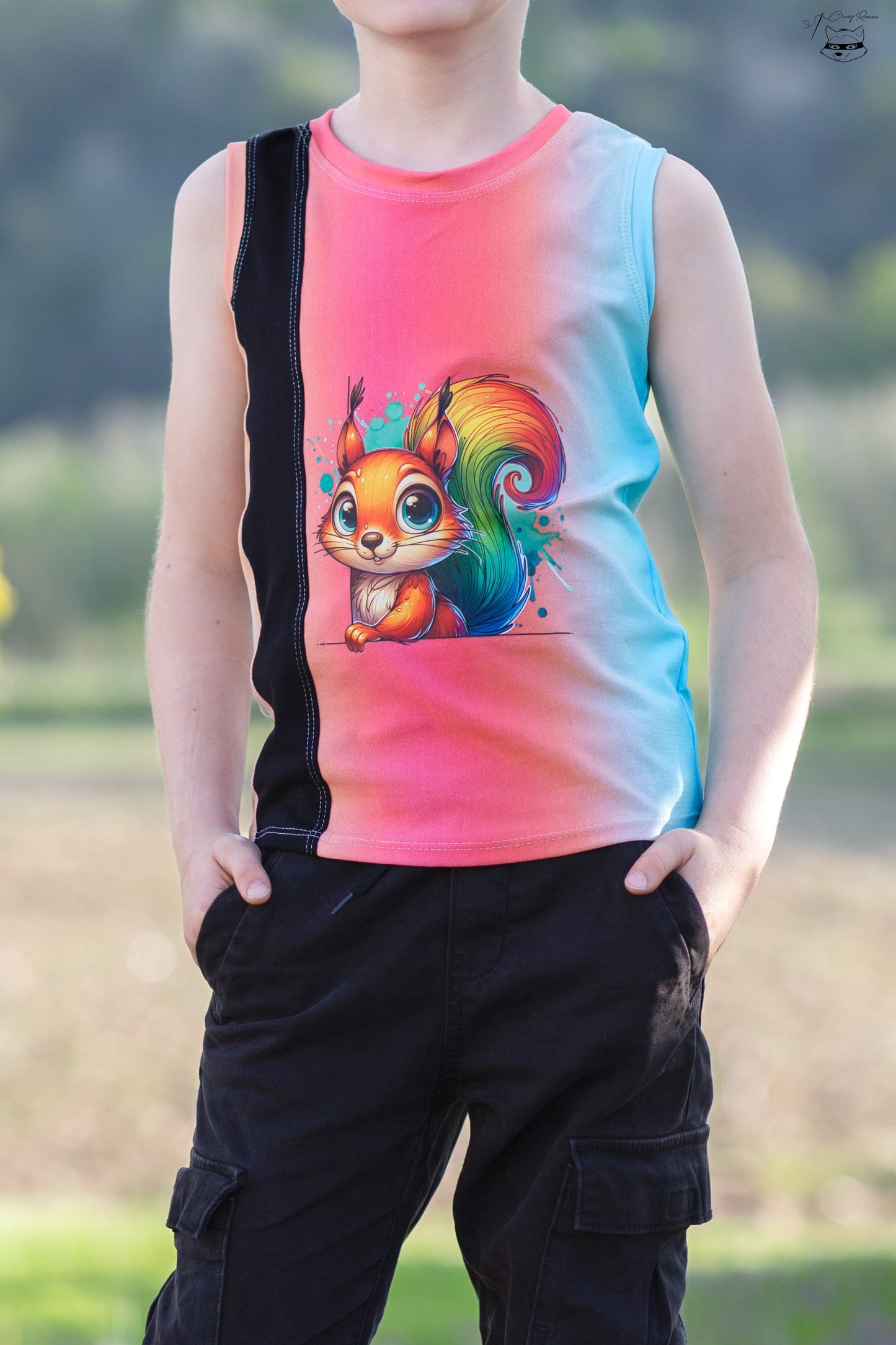 Bügelbild Guck Guck Eichhörnchen #2 Fylou's Style