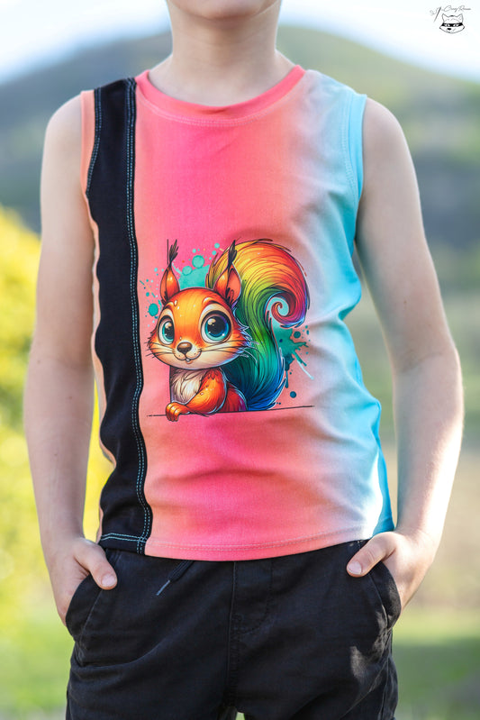 Bügelbild Guck Guck Eichhörnchen #2 Fylou's Style