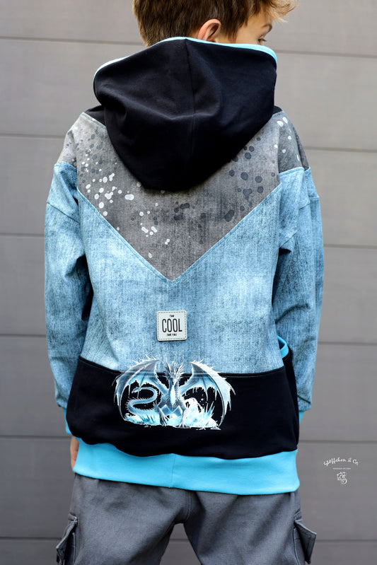 Bügelbild Eisdrache #1