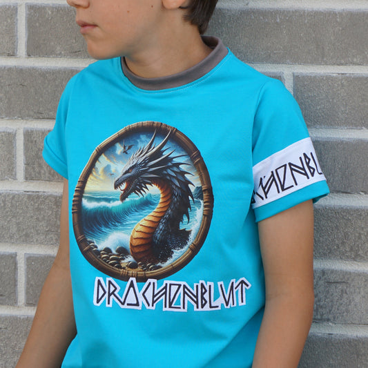 Bügelbild Drache im Meer #1 Fylou's Style