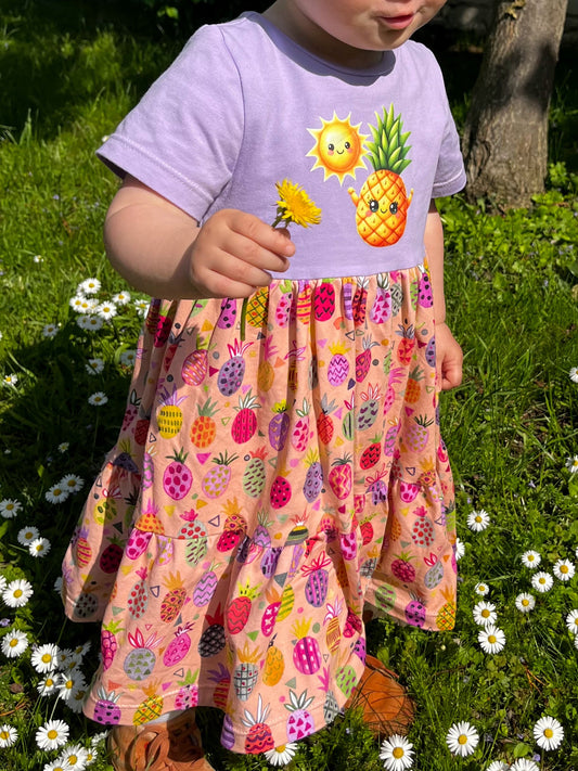 Bügelbild süße Sommer Ananas #4 Fylou's Style