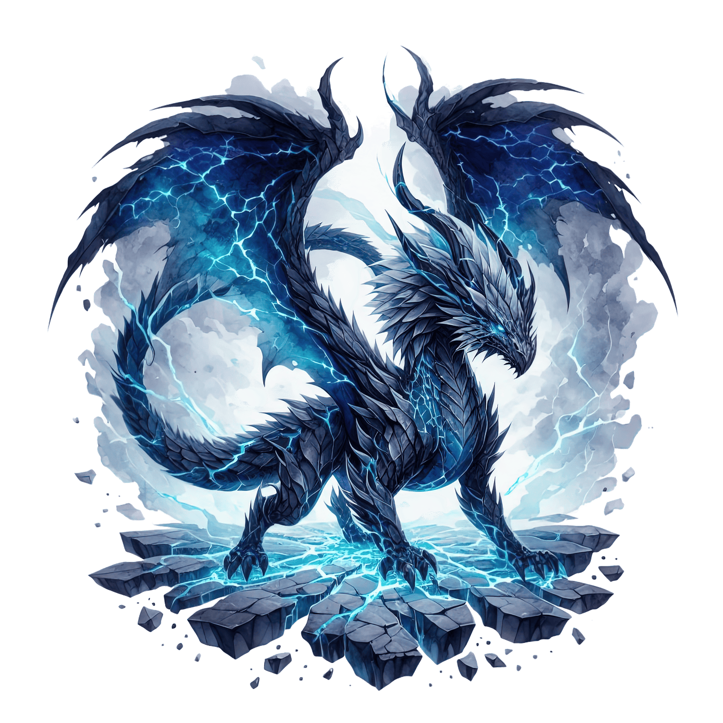 Bügelbild Elementar Drache #14