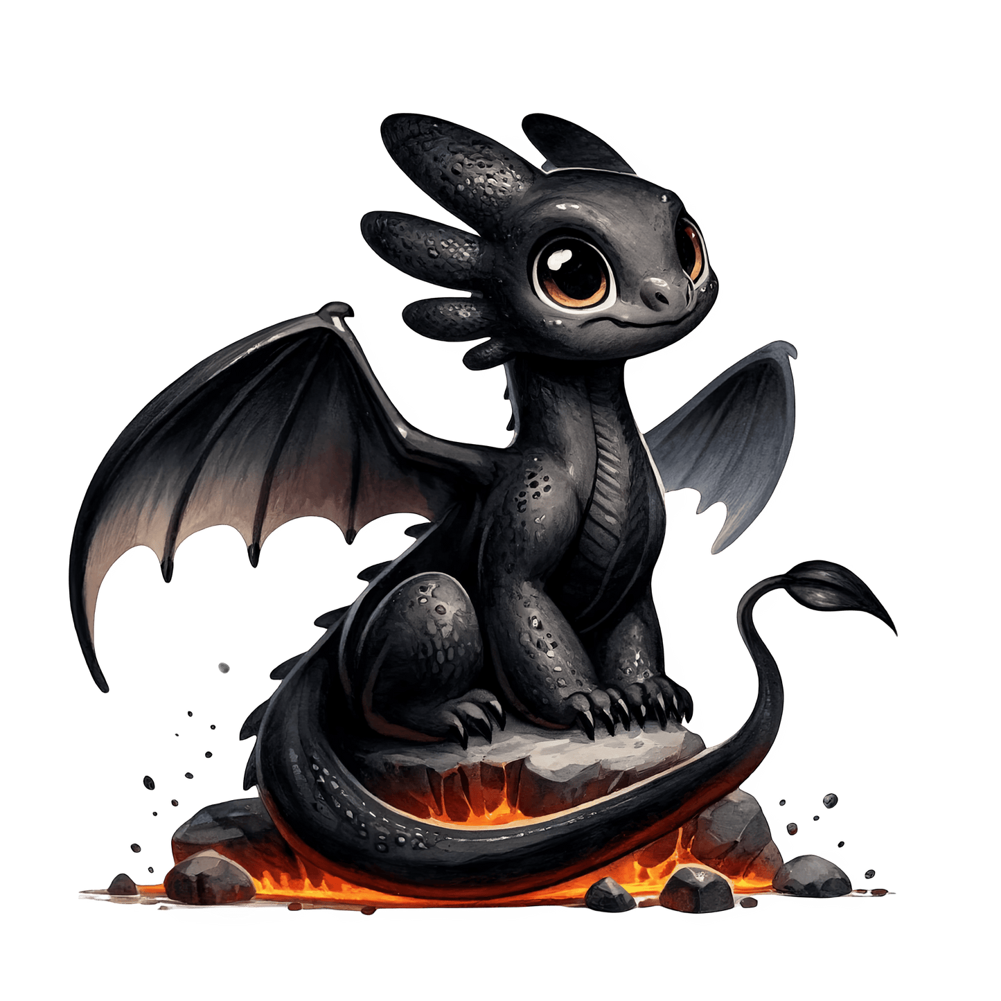 Bügelbild Elementar Drache #26