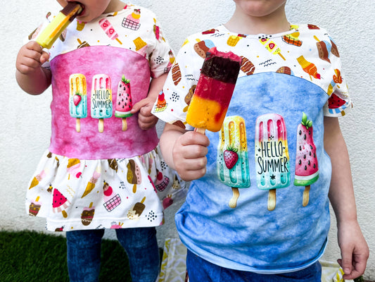 Bügelbild Hello Summer Ice Cream Fylou's Style