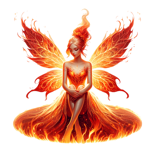 Bügelbild Feuer Fee #4 Fylou's Style