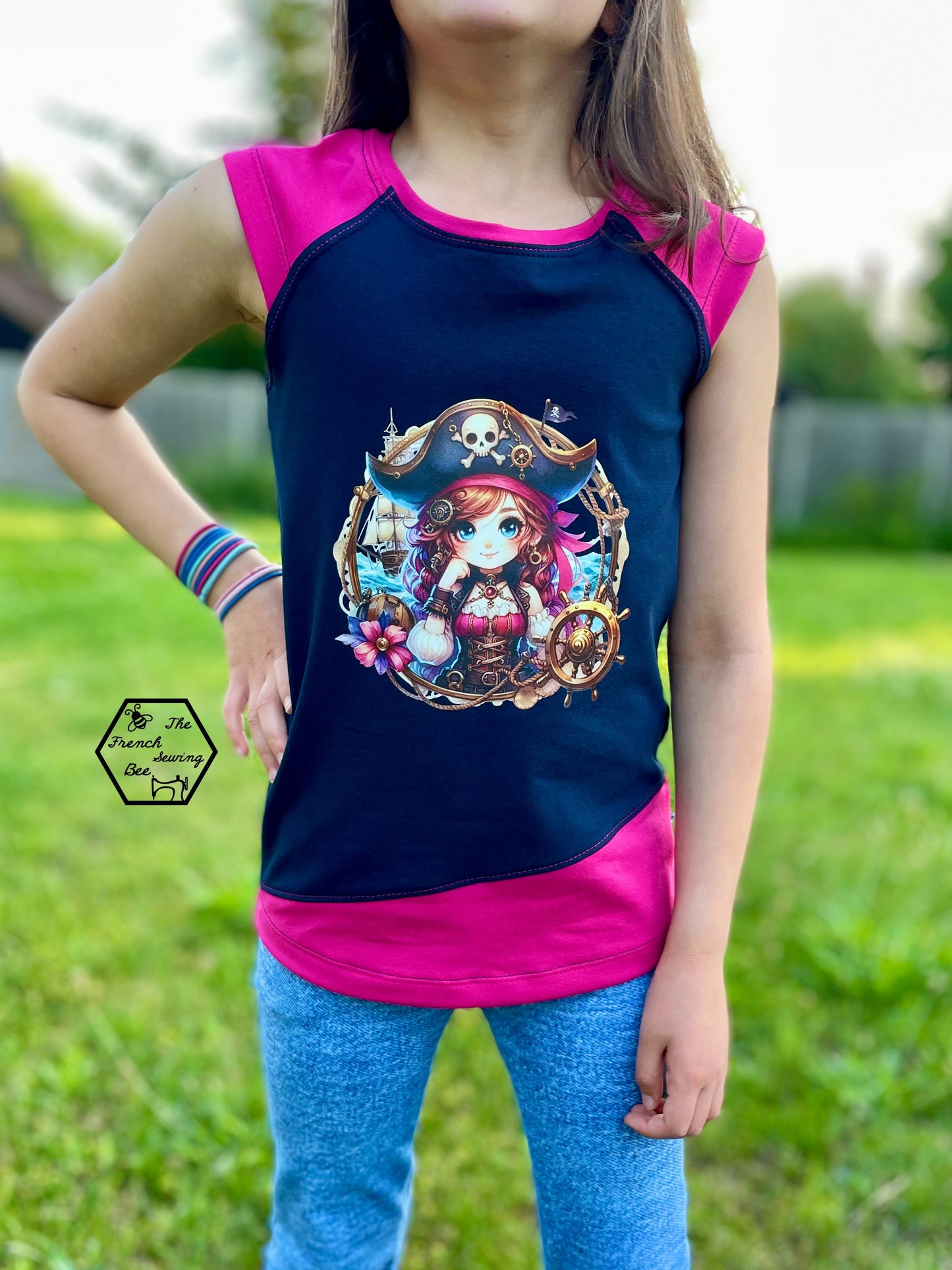 Bügelbild Steampunk Piraten Mädchen #1 Fylou's Style