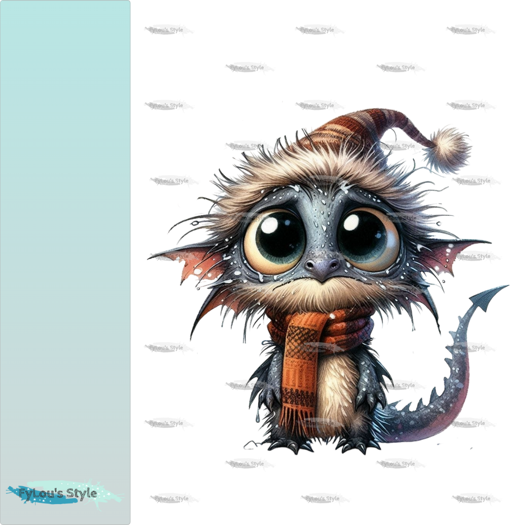 Bügelbild FrostBEULEN Drache #1