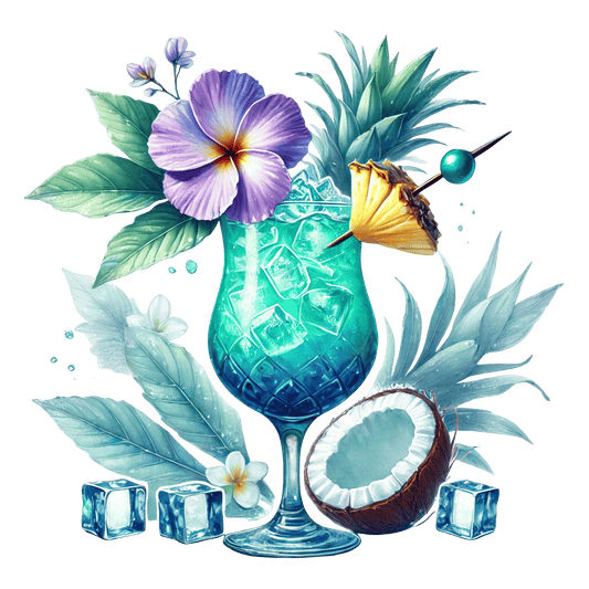 Bügelbild Fruchtiger Cocktail #12 Fylou's Style