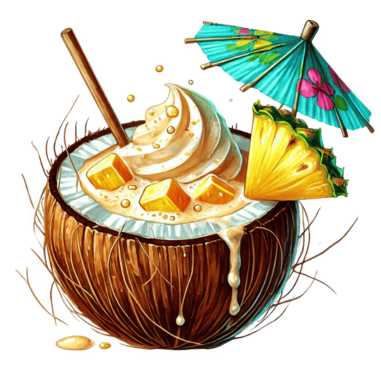 Bügelbild Fruchtiger Cocktail #3 Fylou's Style