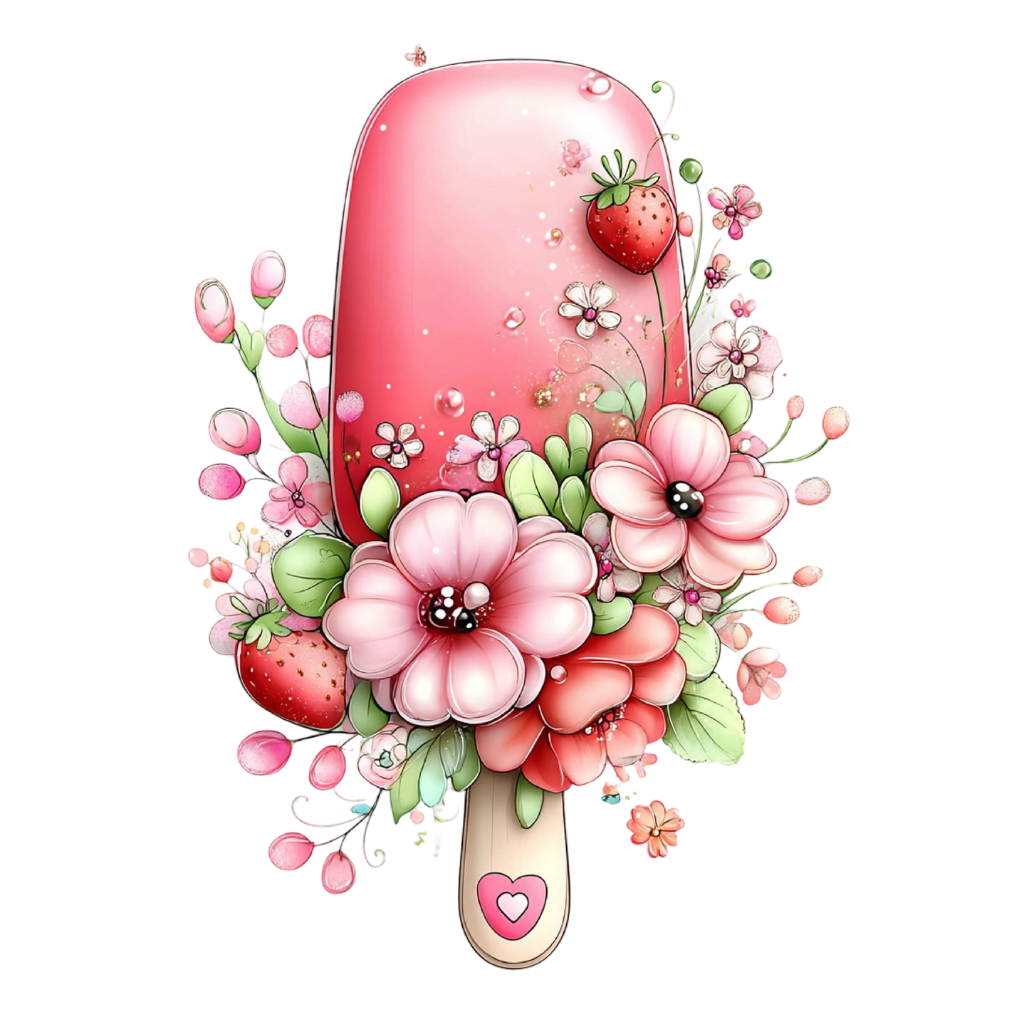 Bügelbild Fruchtiges Eis #3