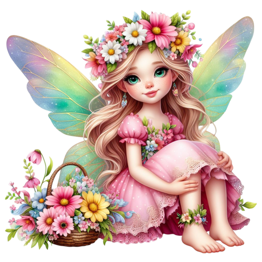 Bügelbild Frühlings Fee #1 Fylou's Style