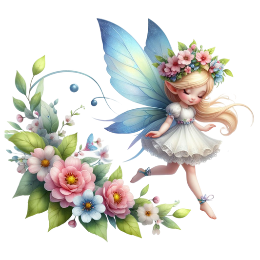 Bügelbild Frühlings Fee #10 Fylou's Style