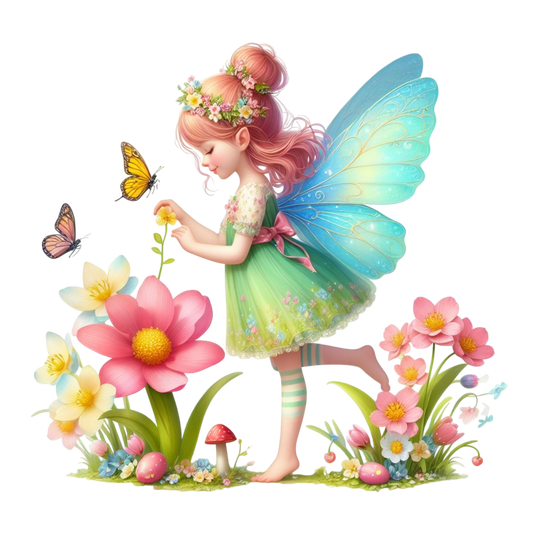 Bügelbild Frühlings Fee #16 Fylou's Style