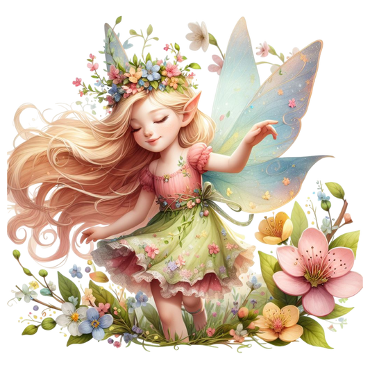 Bügelbild Frühlings Fee #2 Fylou's Style