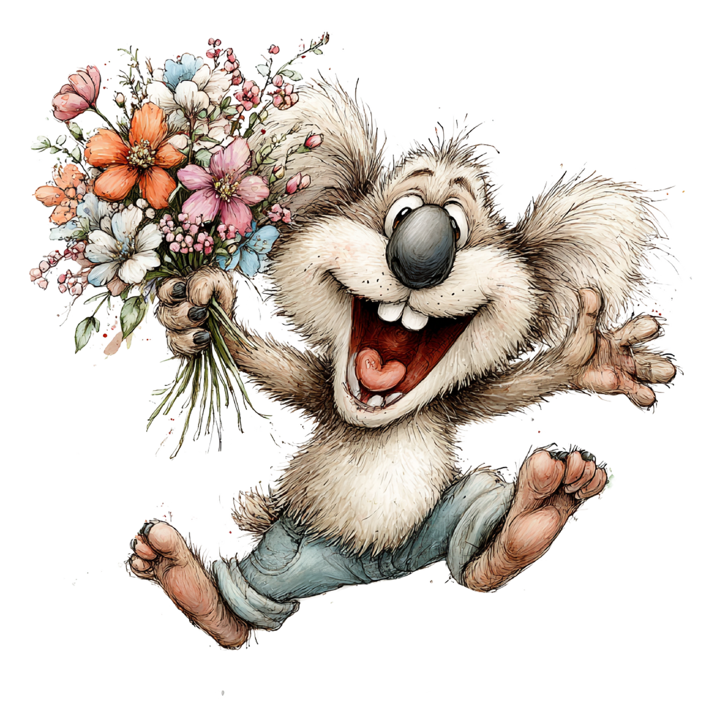 Bügelbild Frühlings Koala #3