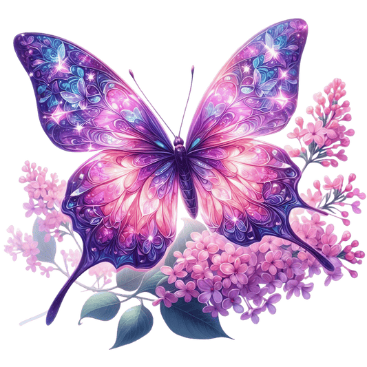 Bügelbild Frühlings Schmetterling #10 Fylou's Style