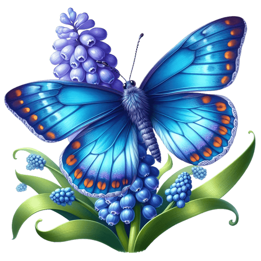 Bügelbild Frühlings Schmetterling #5 Fylou's Style