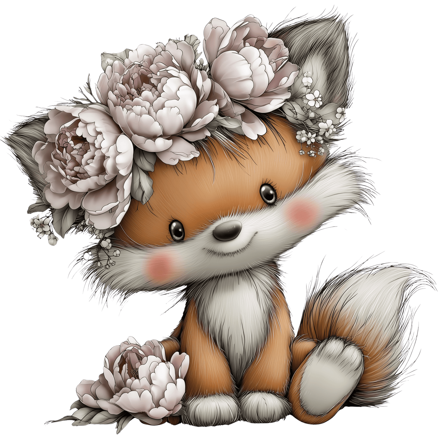 Bügelbild Frühlings Tiere Fuchs #4