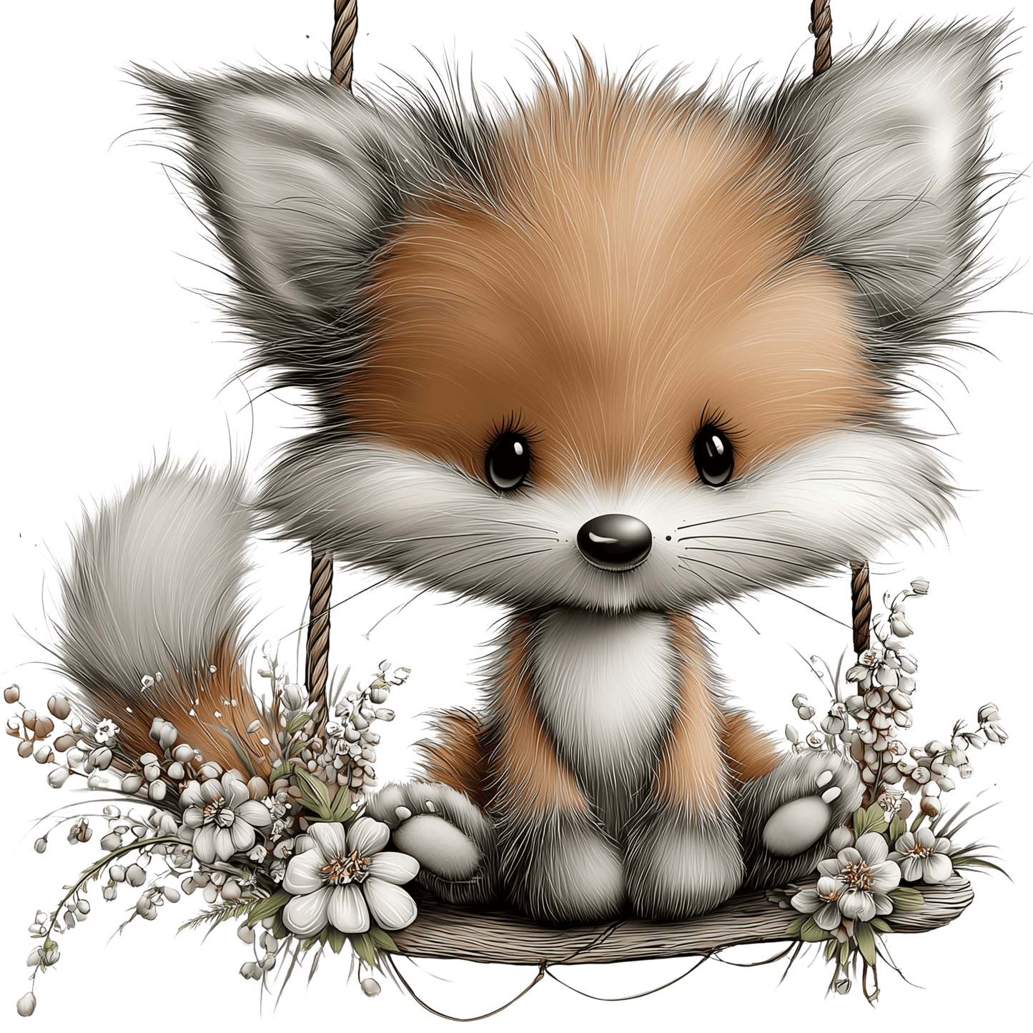 Bügelbild Frühlings Tiere Fuchs #9