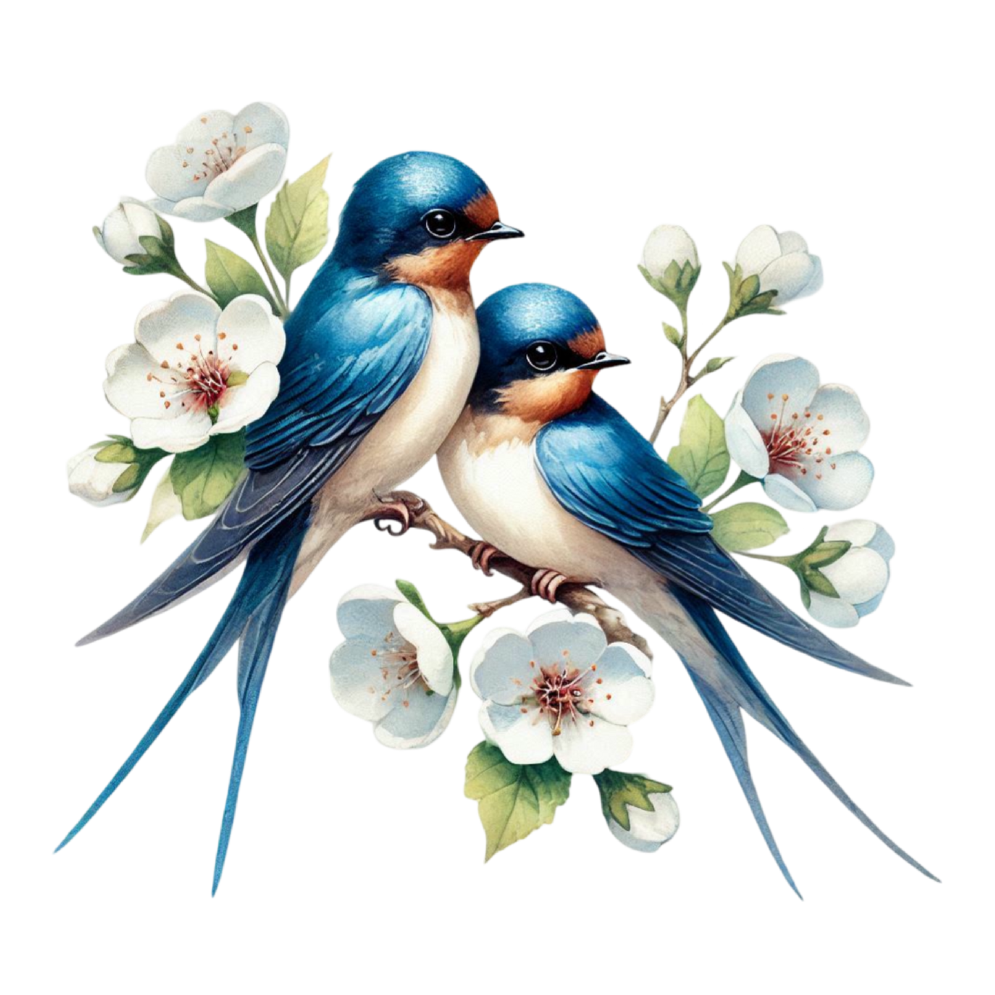 Bügelbild Frühlings Vogel #11 Fylou's Style