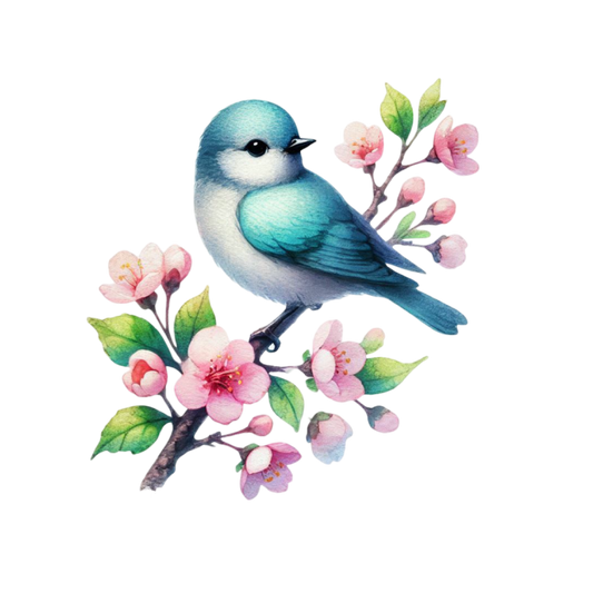 Bügelbild Frühlings Vogel #23 Fylou's Style