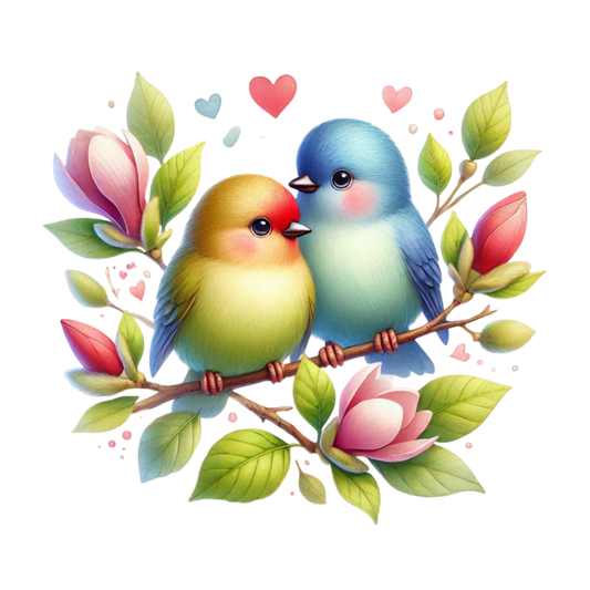 Bügelbild Frühlings Vogel #25 Fylou's Style