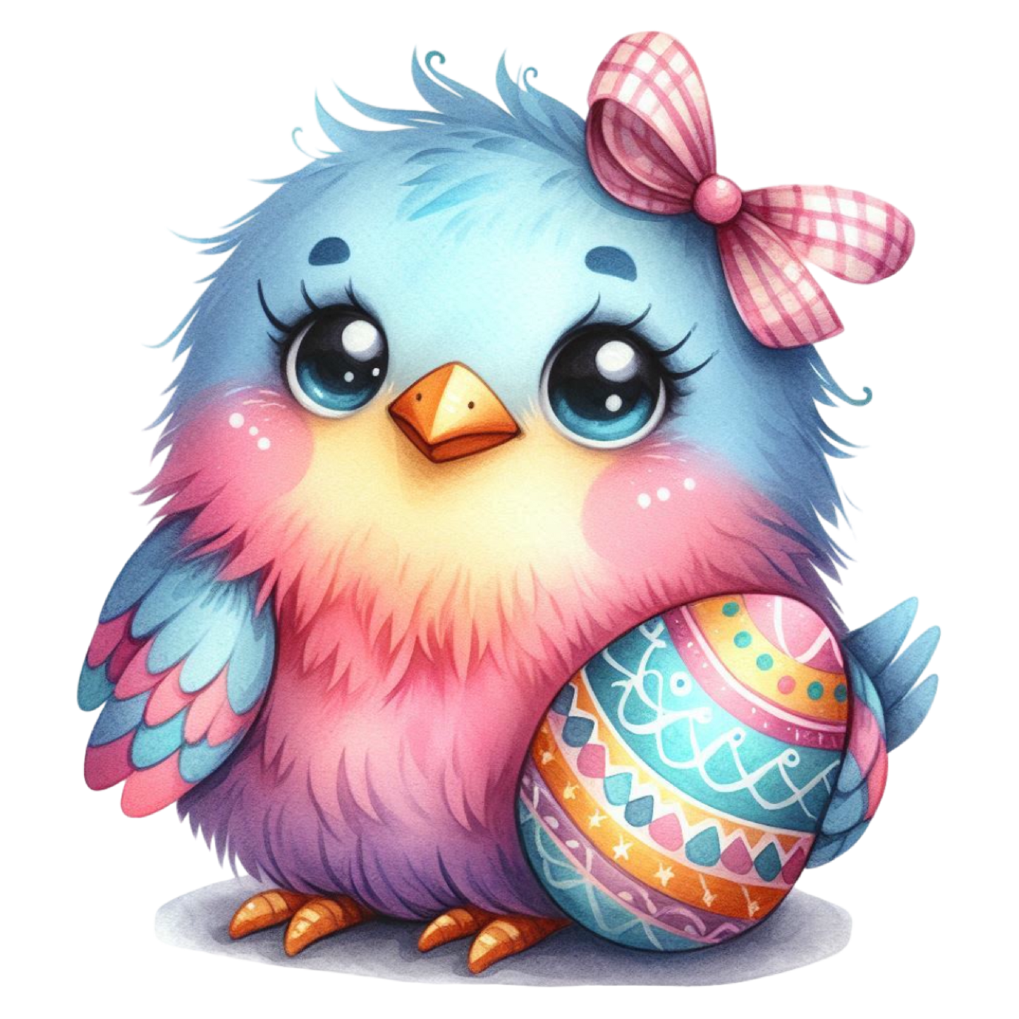 Bügelbild Frühlings Vogel #3