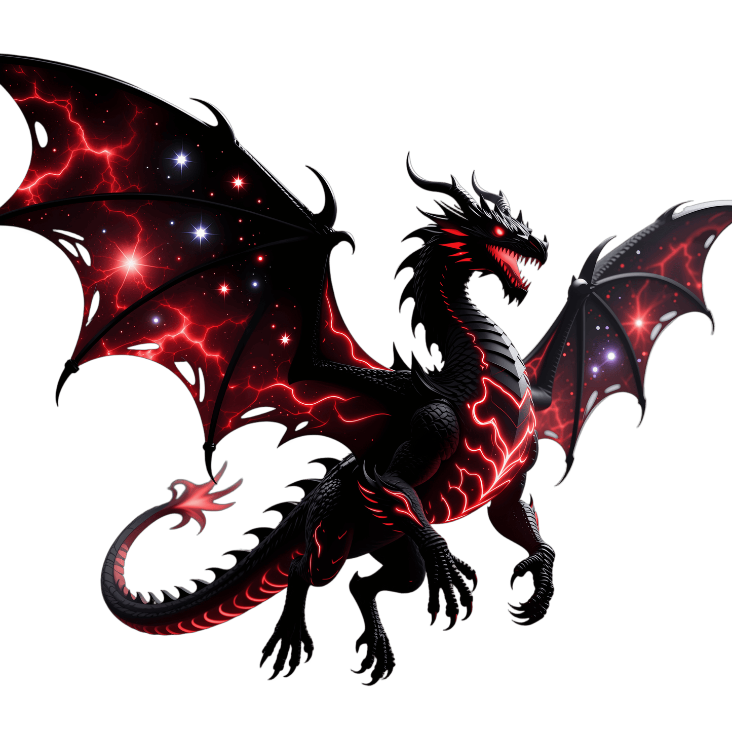 Bügelbild Galaxy Drache #10