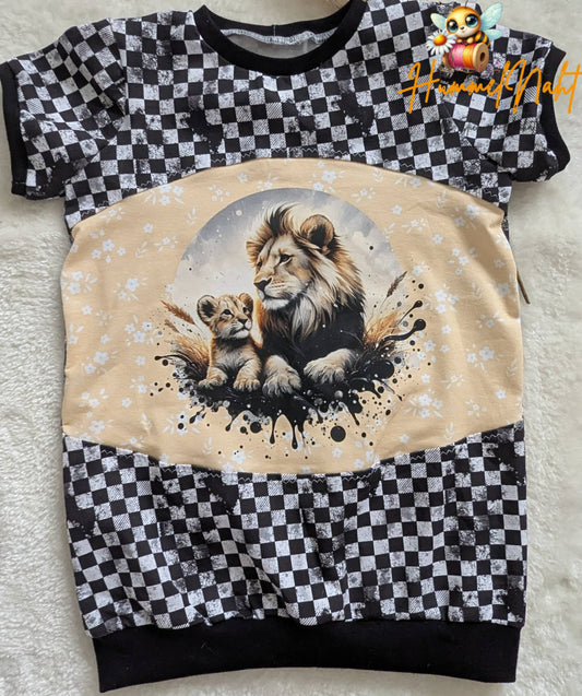 Bügelbild Savanne Löwe mit Sohn #1 Fylou's Style