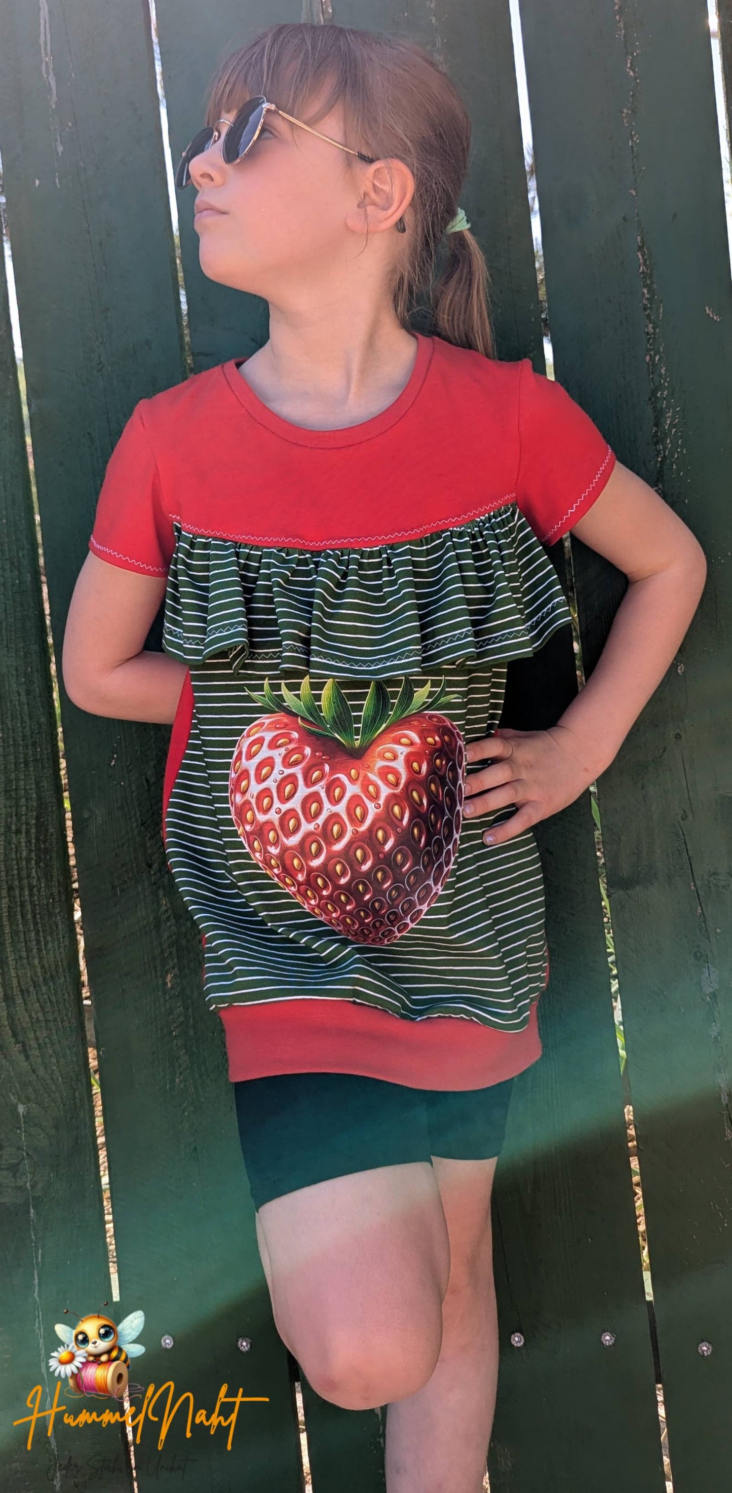 Bügelbild frische Erdbeeren #12 Fylou's Style